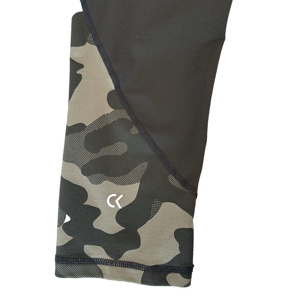 Calvin Klein Performance Wick Black and Camo Leggings Size Small Nylon Spandex - Picture 5 of 7